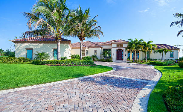 Residential Paver Driveway in Huntsville, AR